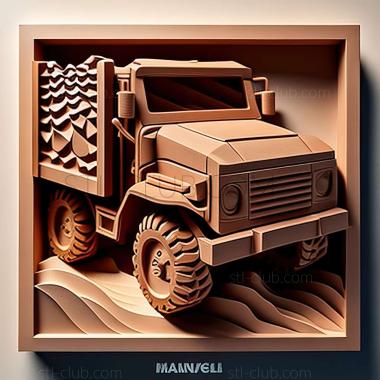 3D модель Kawasaki MULE 610 (STL)